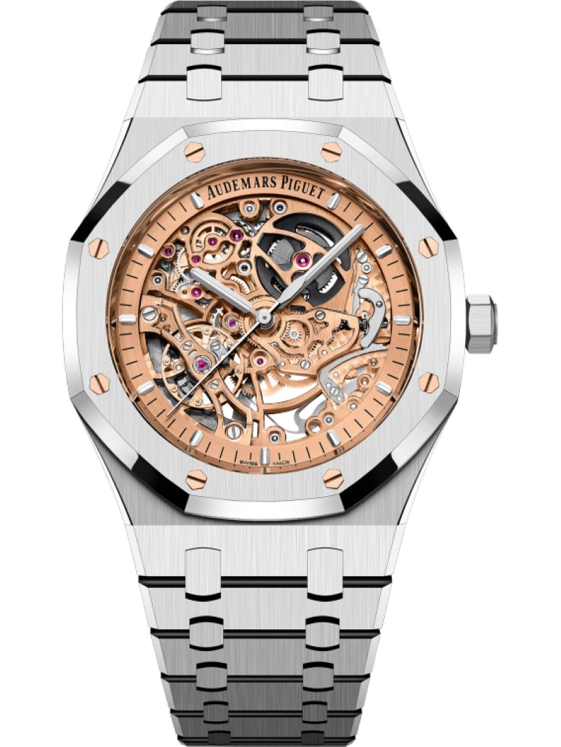 Audemars Piguet Royal Oak Double Balance Wheel Openworked 15407ST.OO.1220ST.02 - WatchesOff5thWatch