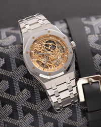 Thumbnail for Audemars Piguet Royal Oak Double Balance Wheel Openworked 15407ST.OO.1220ST.02 - WatchesOff5thWatch
