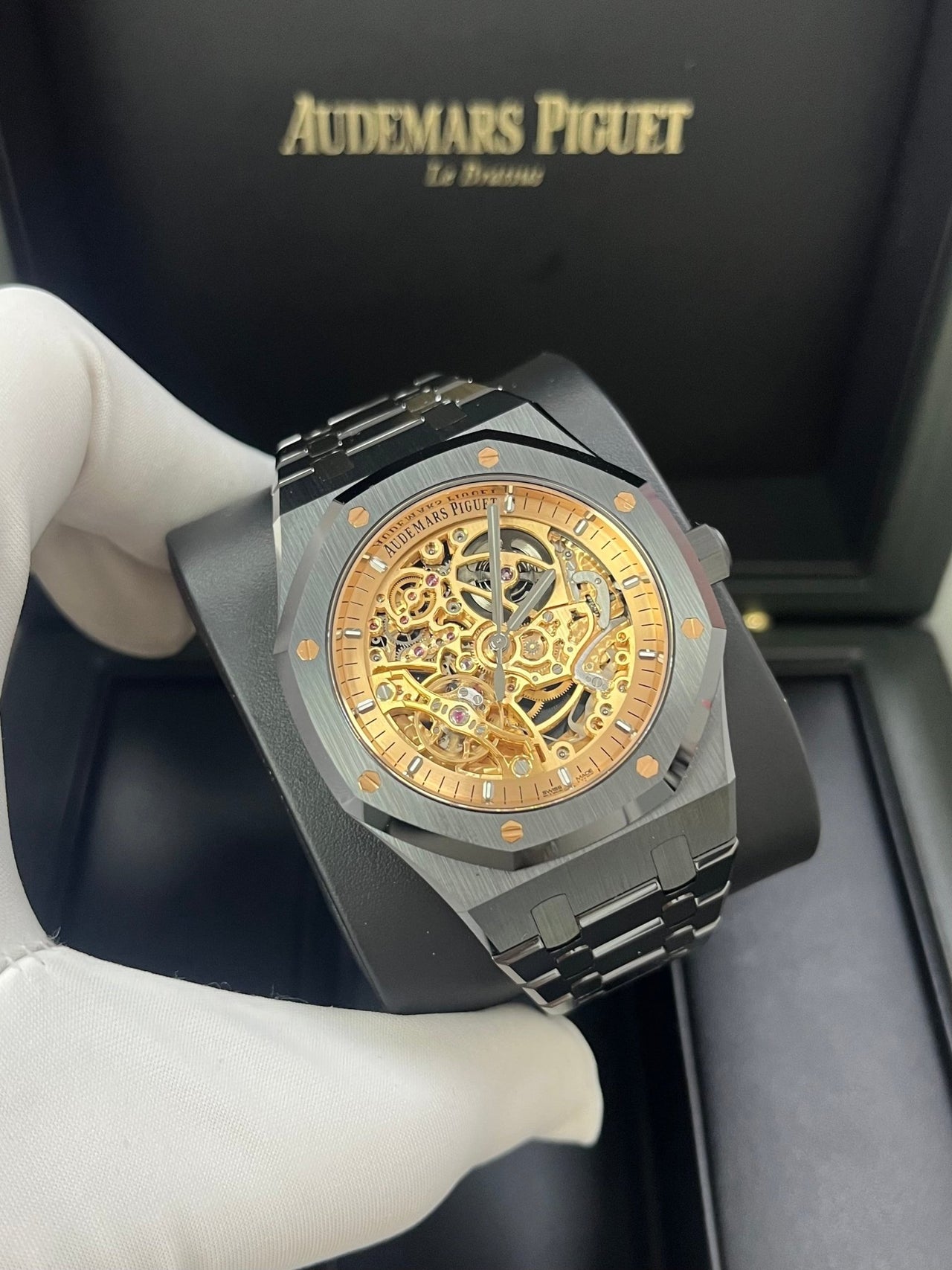 Audemars Piguet Royal Oak Double Balance Wheel Openworked 15416CE.OO.1225CE.02 Limited Edition of 150 - WatchesOff5thWatch