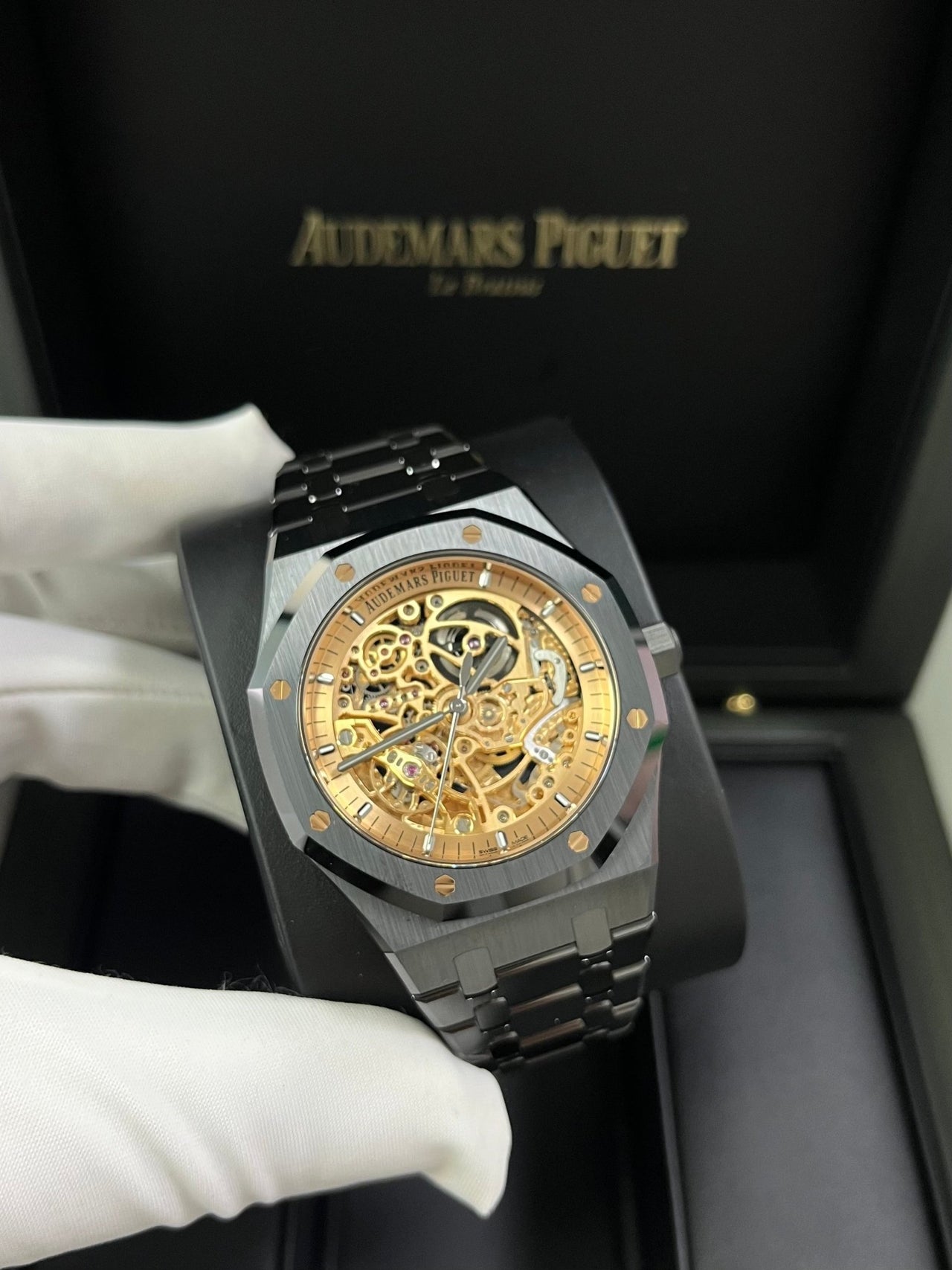 Audemars Piguet Royal Oak Double Balance Wheel Openworked 15416CE.OO.1225CE.02 Limited Edition of 150 - WatchesOff5thWatch