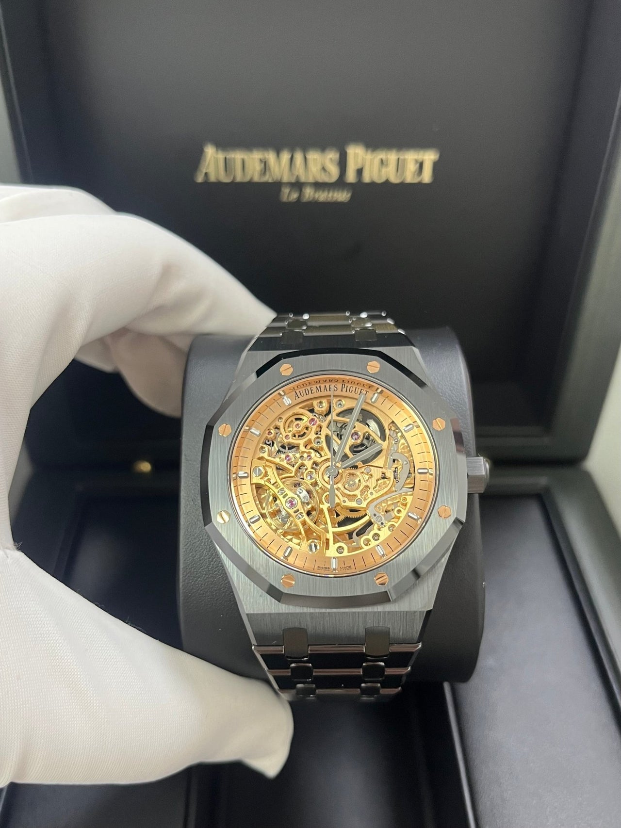 Audemars Piguet Royal Oak Double Balance Wheel Openworked 15416CE.OO.1225CE.02 Limited Edition of 150 - WatchesOff5thWatch