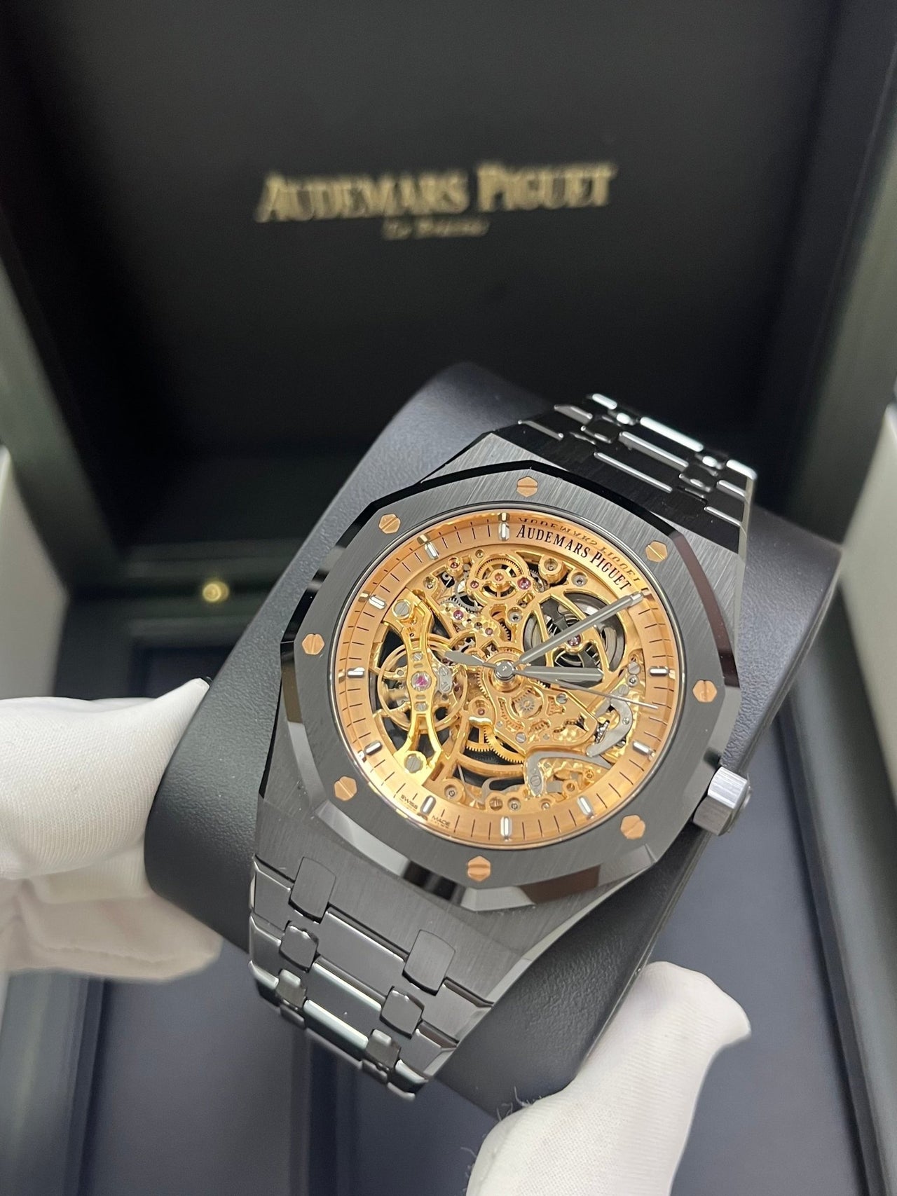 Audemars Piguet Royal Oak Double Balance Wheel Openworked 15416CE.OO.1225CE.02 Limited Edition of 150 - WatchesOff5thWatch