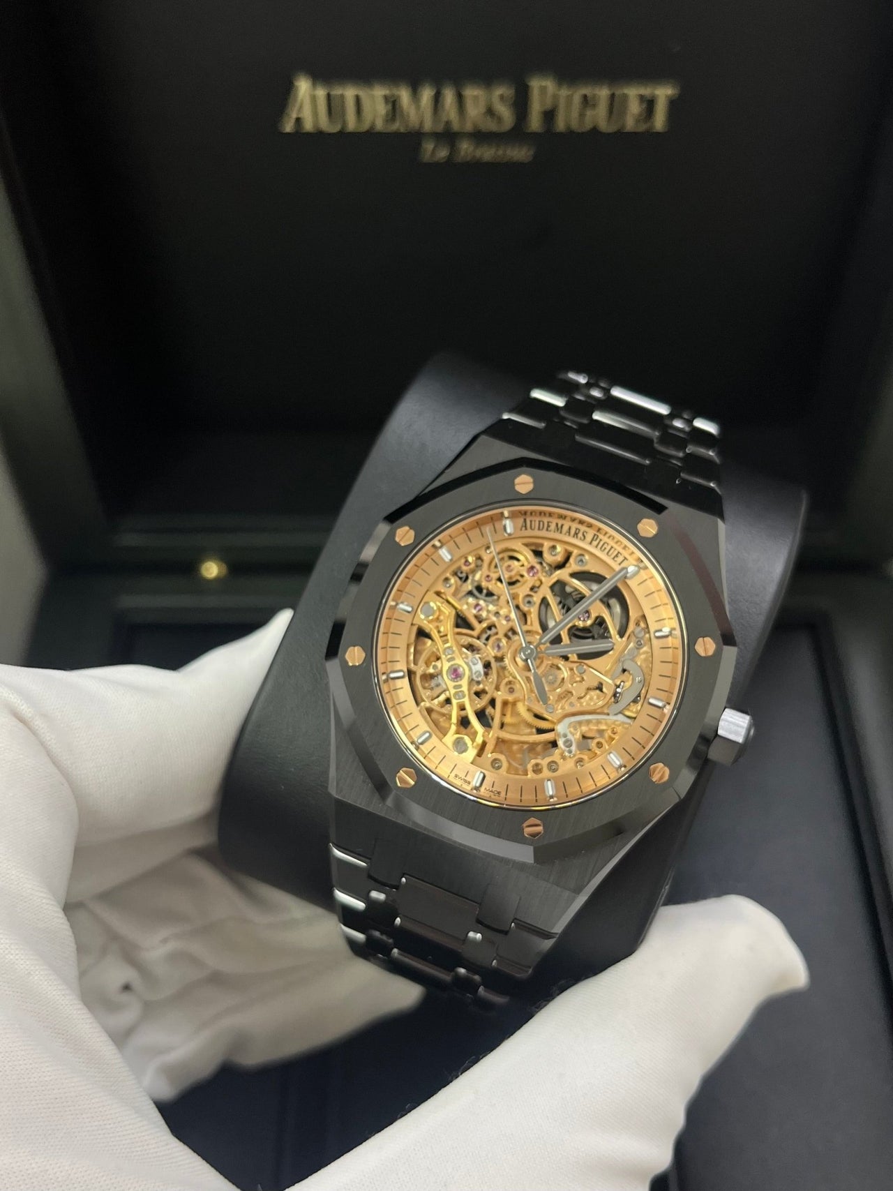 Audemars Piguet Royal Oak Double Balance Wheel Openworked 15416CE.OO.1225CE.02 Limited Edition of 150 - WatchesOff5thWatch