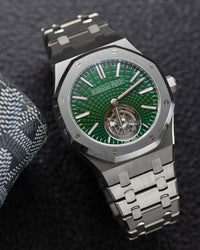 Thumbnail for Audemars Piguet Royal Oak Flying Tourbillon Titanium Green Dial - WatchesOff5thWatch