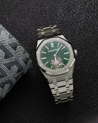 Thumbnail for Audemars Piguet Royal Oak Flying Tourbillon Titanium Green Dial - WatchesOff5thWatch