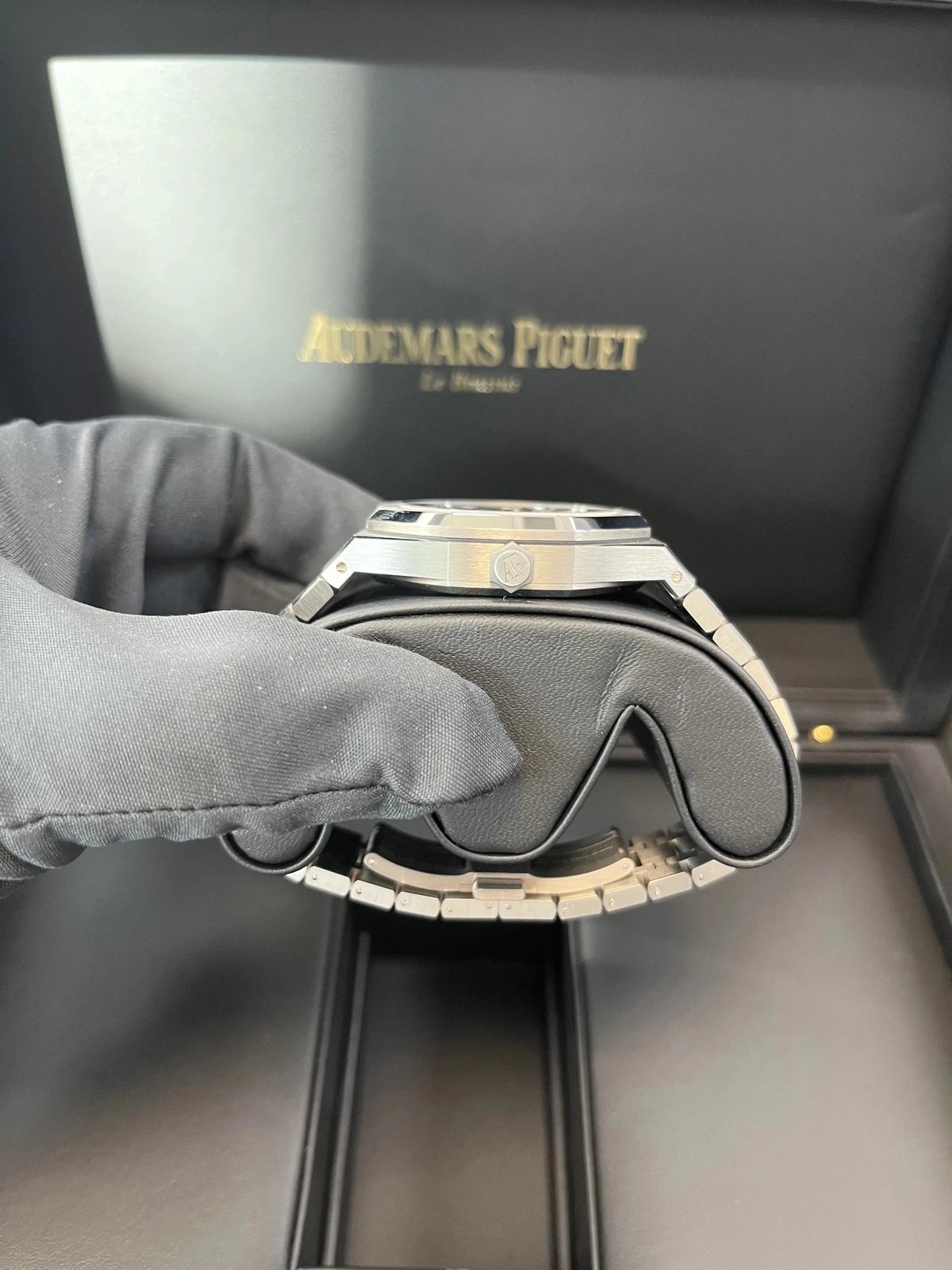Audemars Piguet Royal Oak Flying Tourbillon Titanium Green Dial (Ref 26534TI.OO.1220TI.01) - WatchesOff5thWatch