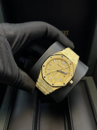 Thumbnail for Audemars Piguet Royal Oak Frosted Gold Selfwinding 34mm Yellow Gold 77450BA.GG.1361BA.01 - WatchesOff5thWatch