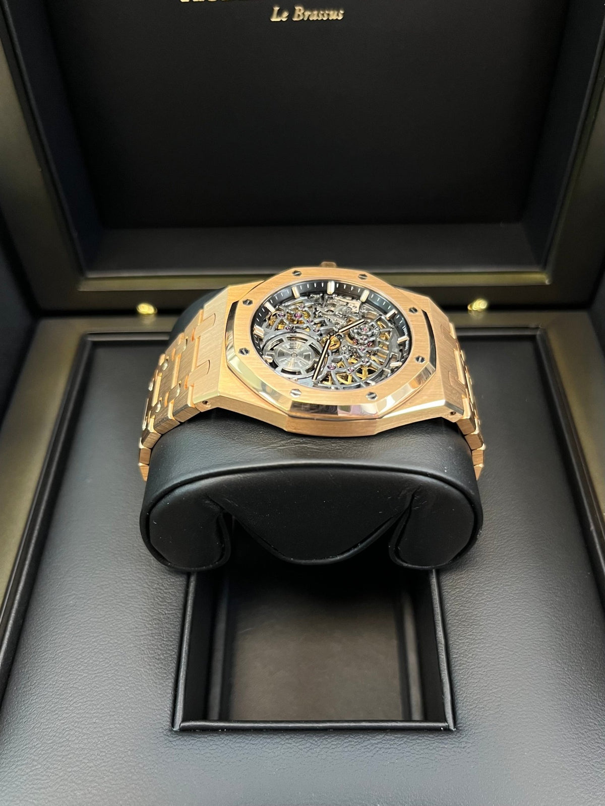 oak rose gold audemars royal oak jumbo