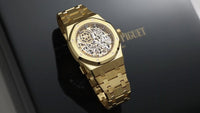 Thumbnail for Audemars Piguet Royal Oak Jumbo Openworked Yellow Gold 16204BA - WatchesOff5thWatch