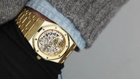 Thumbnail for Audemars Piguet Royal Oak Jumbo Openworked Yellow Gold 16204BA - WatchesOff5thWatch