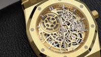 Thumbnail for Audemars Piguet Royal Oak Jumbo Openworked Yellow Gold 16204BA - WatchesOff5thWatch
