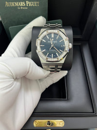 Thumbnail for Audemars Piguet Royal Oak Lady Diamond Bezel Blue Dial 37mm 15451ST.ZZ.1256ST.03 - WatchesOff5th