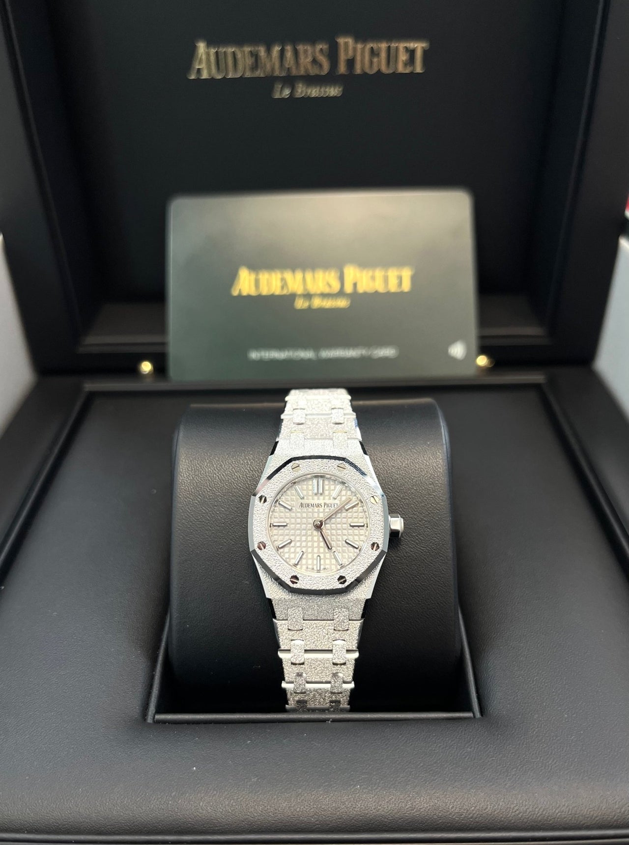 Audemars Piguet Royal Oak Mini FROSTED GOLD QUARTZ 67630BC.GG.1312BC.01 - WatchesOff5thWatch