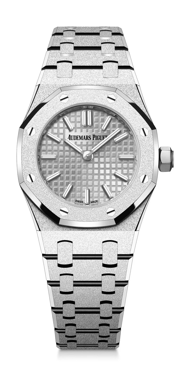 Audemars Piguet Royal Oak Mini FROSTED GOLD QUARTZ 67630BC.GG.1312BC.01 WHITE GOLD - WatchesOff5thWatch