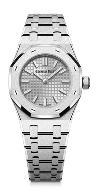 Thumbnail for Audemars Piguet Royal Oak Mini FROSTED GOLD QUARTZ 67630BC.GG.1312BC.01 WHITE GOLD - WatchesOff5thWatch