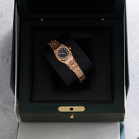 Thumbnail for Audemars Piguet Royal Oak Mini Quartz 23mm 18K Pink Gold Black Onyx Diamond Dial Fixed Bezel (Ref 67630OR.OO.1312OR.01-B) - WatchesOff5thWatch