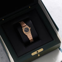 Thumbnail for Audemars Piguet Royal Oak Mini Quartz 23mm 18K Pink Gold Black Onyx Diamond Dial Fixed Bezel (Ref 67630OR.OO.1312OR.01-B) - WatchesOff5thWatch