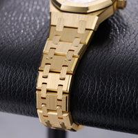 Thumbnail for Audemars Piguet Royal Oak Mini Quartz 23mm 18K Yellow Gold White Mother of Pearl Dial (Ref 67630BA.OO.1312BA.03) - WatchesOff5thWatch