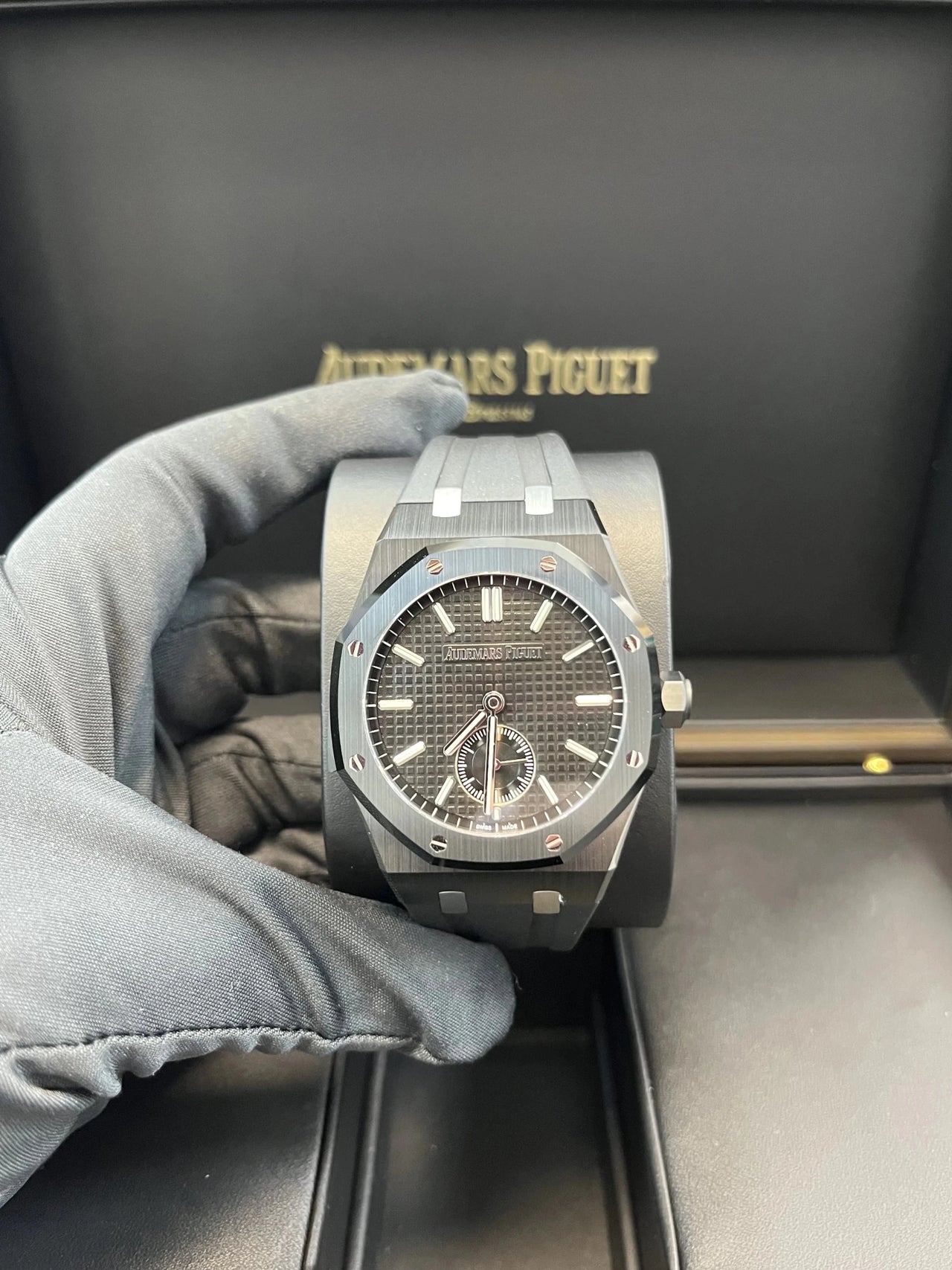 Audemars Piguet Royal Oak Minute Repeater Supersonnerie Black Ceramic Black Dial Fixed Bezel (Ref 26591CE.OO.D002CA.01) - WatchesOff5thWatch