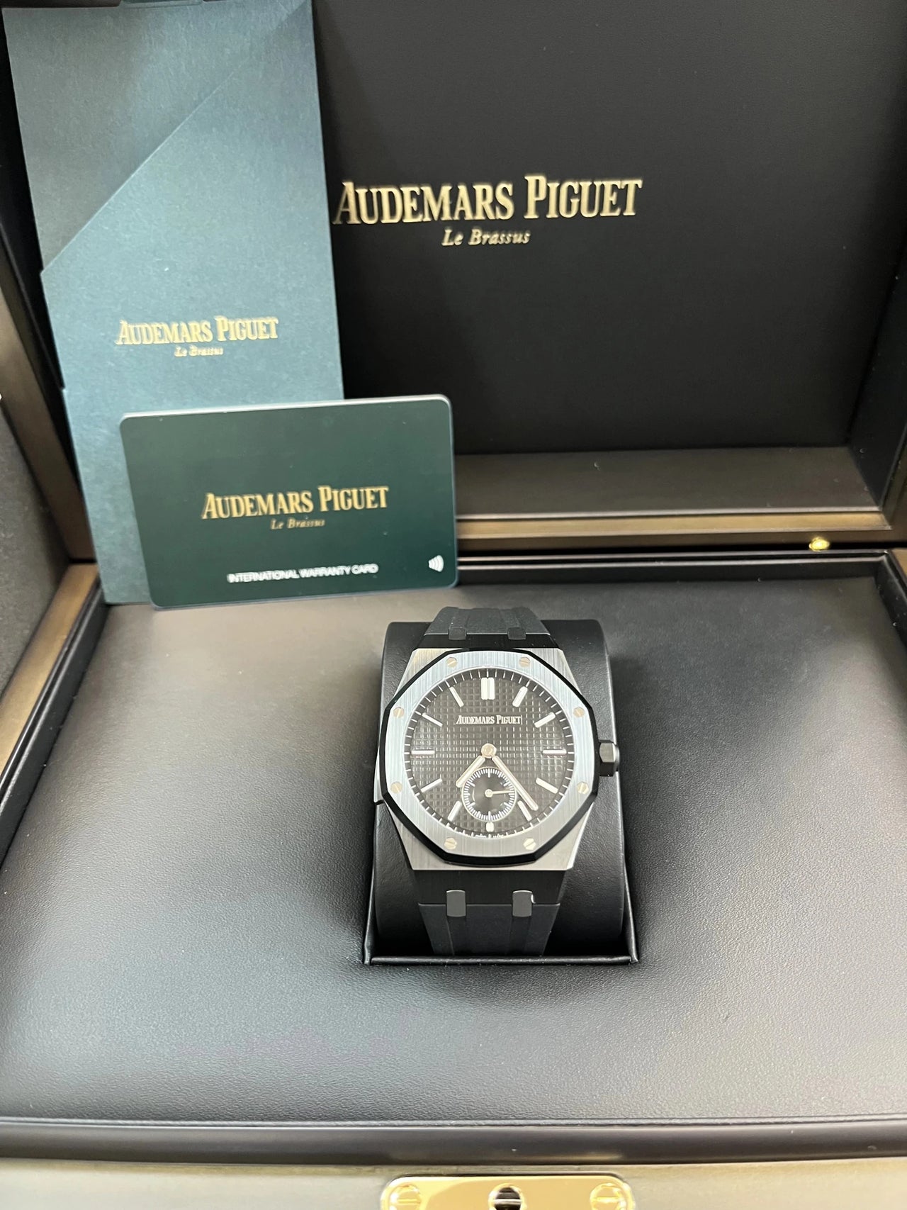 Audemars Piguet Royal Oak Minute Repeater Supersonnerie Black Ceramic Black Dial Fixed Bezel (Ref 26591CE.OO.D002CA.01) - WatchesOff5thWatch