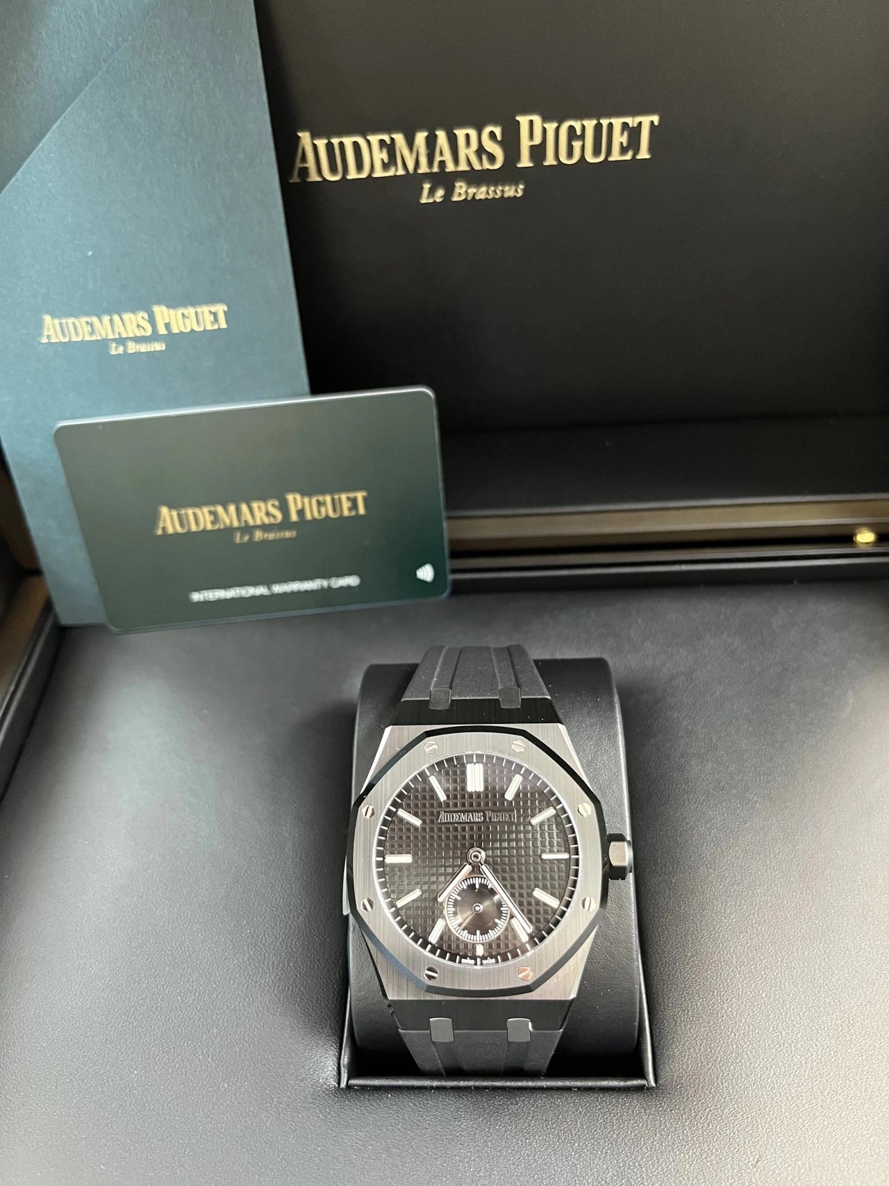 Audemars Piguet Royal Oak Minute Repeater Supersonnerie Black Ceramic Black Dial Fixed Bezel (Ref 26591CE.OO.D002CA.01) - WatchesOff5thWatch