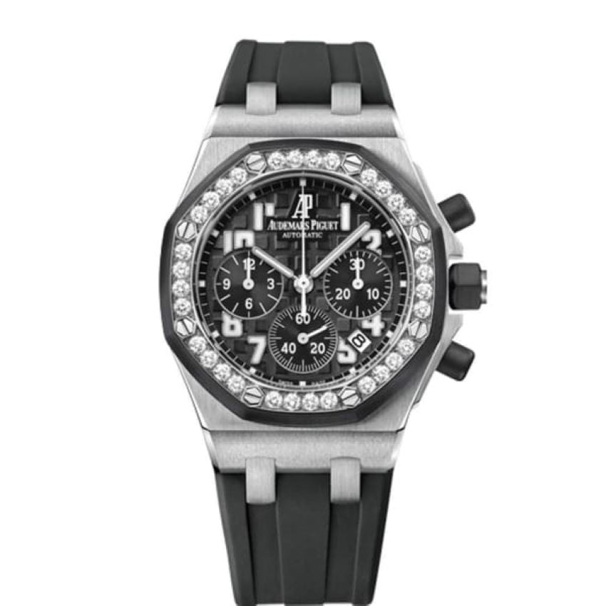 Audemars Piguet Royal Oak Offshore Lady Chronograph Diamond Bezel 26048sk.zz.d002ca.01 - WatchesOff5thWatch