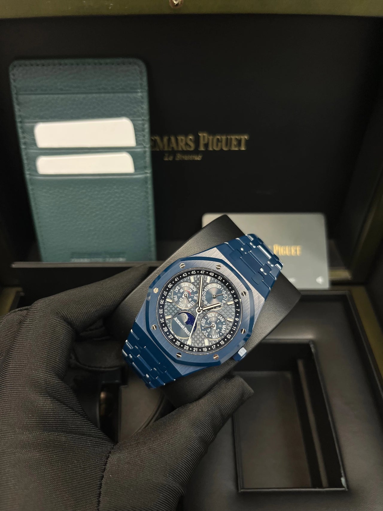 Audemars Piguet Royal Oak Perpetual Calendar 41mm Bleu Nuit Blue Ceramic Ref 26674CD.OO.1225CD.01