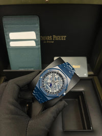 Thumbnail for Audemars Piguet Royal Oak Perpetual Calendar 41mm Bleu Nuit Blue Ceramic Ref 26674CD.OO.1225CD.01