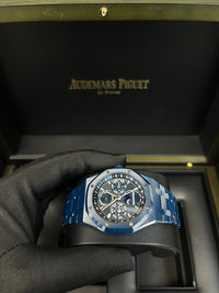 Thumbnail for Audemars Piguet Royal Oak Perpetual Calendar 41mm Bleu Nuit Blue Ceramic Ref 26674CD.OO.1225CD.01