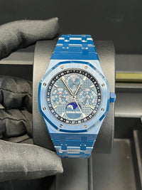 Thumbnail for Audemars Piguet Royal Oak Perpetual Calendar 41mm Bleu Nuit Blue Ceramic Ref 26674CD.OO.1225CD.01
