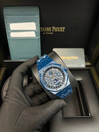 Thumbnail for Audemars Piguet Royal Oak Perpetual Calendar 41mm Bleu Nuit Blue Ceramic Ref 26674CD.OO.1225CD.01