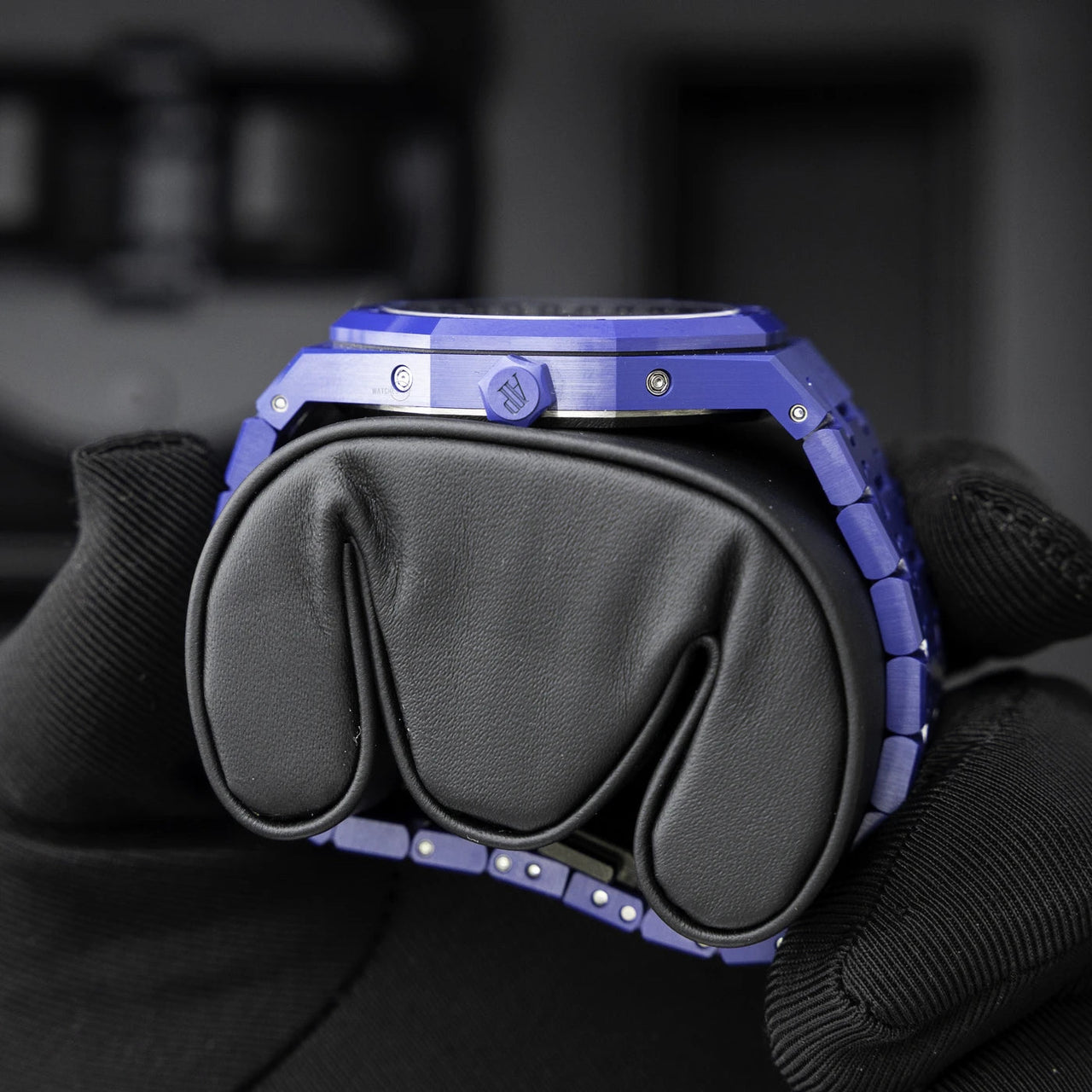 Audemars Piguet Royal Oak Perpetual Calendar Blue Ceramic Ref. 26579CS.OO.1225CS.01 - WatchesOff5thWatch