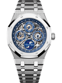 Thumbnail for Audemars Piguet Royal Oak Perpetual Calendar Openworked 150th Anniversary Titanium with BMG studs 26585XT.OO.1220XT.01 - WatchesOff5thWatch