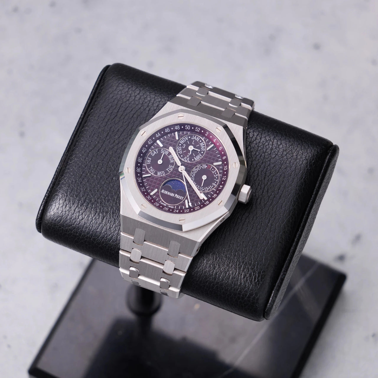 Audemars Piguet Royal Oak Perpetual Calendar SPECIAL EDITION 41mm Royal Oak Burgundy Dial 26574BC.OO.1220BC.01 - WatchesOff5thWatch