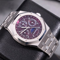 Thumbnail for Audemars Piguet Royal Oak Perpetual Calendar SPECIAL EDITION 41mm Royal Oak Burgundy Dial 26574BC.OO.1220BC.01 - WatchesOff5thWatch