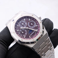 Thumbnail for Audemars Piguet Royal Oak Perpetual Calendar SPECIAL EDITION 41mm Royal Oak Burgundy Dial 26574BC.OO.1220BC.01 - WatchesOff5thWatch