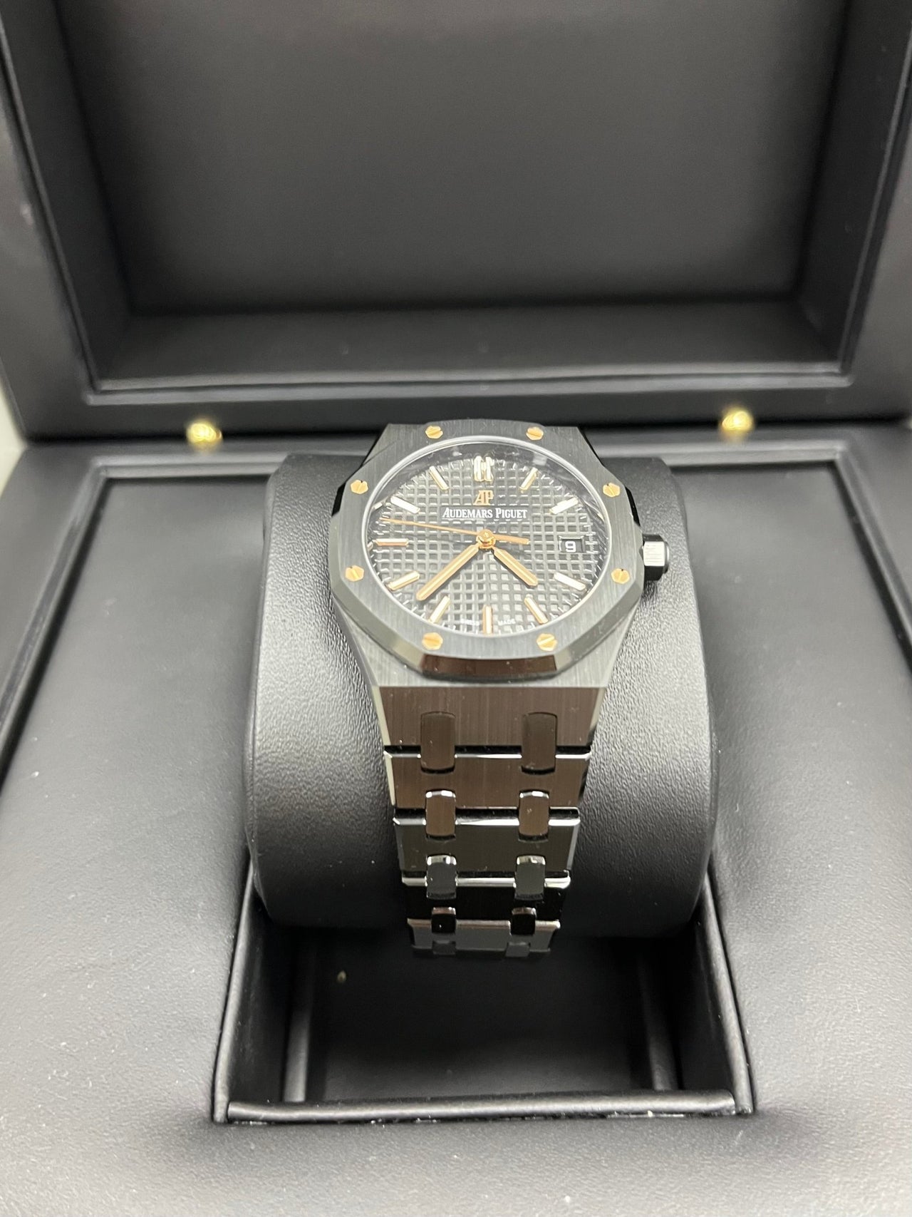 Audemars Piguet Royal Oak Selfwinding 34mm Black Ceramic 77350ce.oo.1266ce.01 - WatchesOff5th