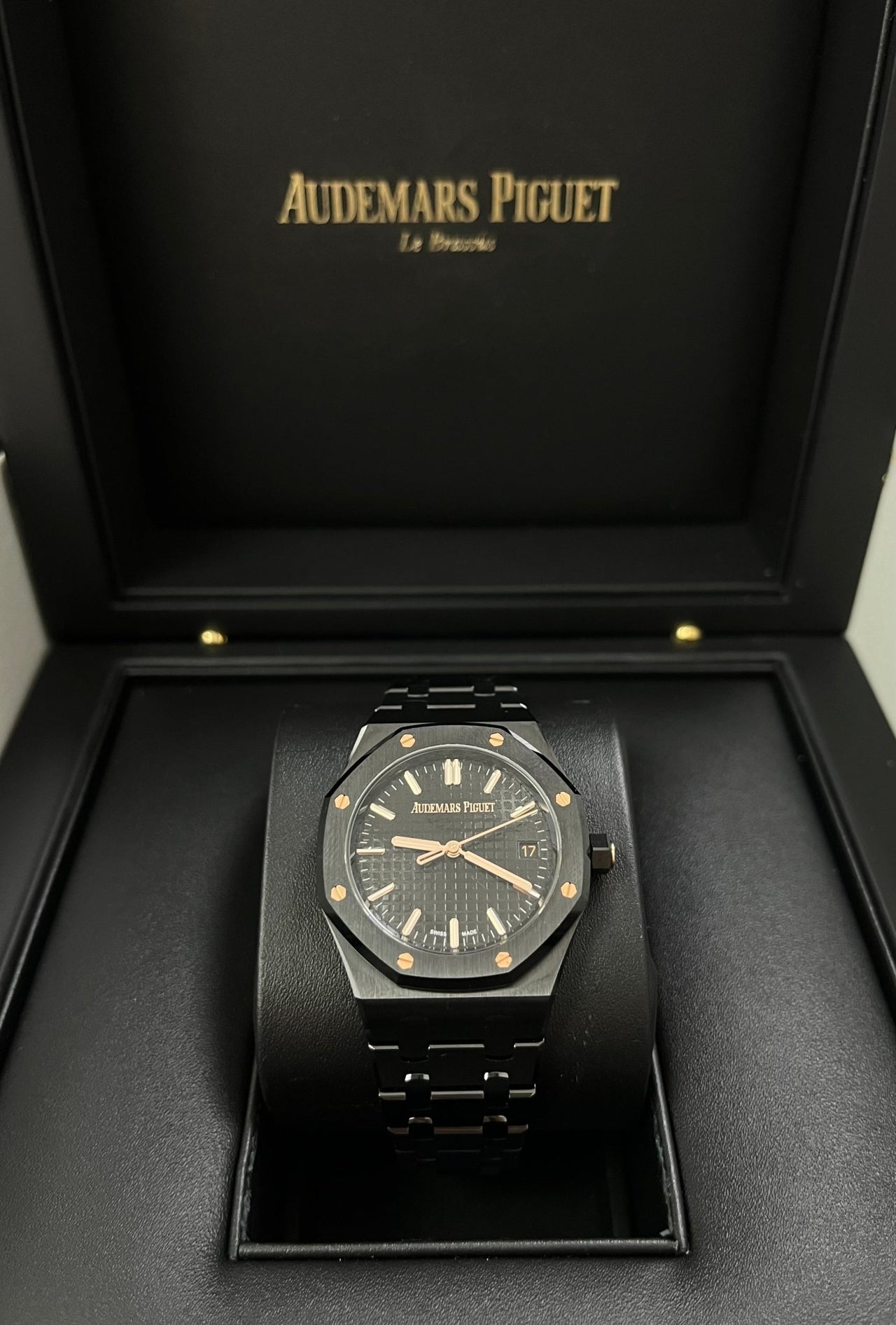 Audemars Piguet Royal Oak Selfwinding 34mm Black Ceramic 77350ce.oo.1266ce.01 - WatchesOff5th