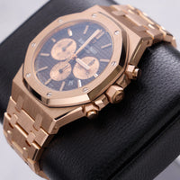 Thumbnail for Audemars Piguet Royal Oak Selfwinding Chronograph/ 18K Rose Gold/ Brown Dial/ Rose Gold Sub-Dials (Ref#26331OR.OO.1220OR.02) - WatchesOff5thWatch