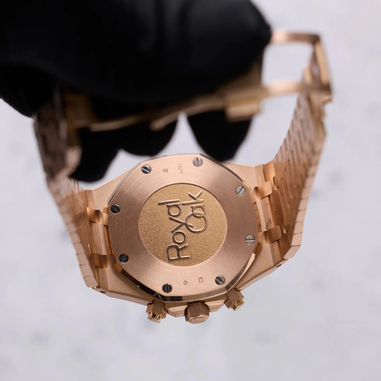 Audemars Piguet Royal Oak Selfwinding Chronograph/ 18K Rose Gold/ Brown Dial/ Rose Gold Sub-Dials (Ref#26331OR.OO.1220OR.02) - WatchesOff5thWatch