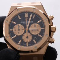 Thumbnail for Audemars Piguet Royal Oak Selfwinding Chronograph/ 18K Rose Gold/ Brown Dial/ Rose Gold Sub-Dials (Ref#26331OR.OO.1220OR.02) - WatchesOff5thWatch