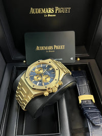 Thumbnail for Audemars Piguet Royal Oak Selfwinding Chronograph 41mm/ 18k Yellow Gold/ Blue Dial/ Yellow Sub - Dials (Ref  26331BA.OO.1220BA.01) - WatchesOff5thWatch