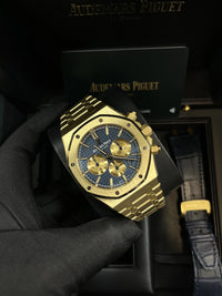 Thumbnail for Audemars Piguet Royal Oak Selfwinding Chronograph 41mm/ 18k Yellow Gold/ Blue Dial/ Yellow Sub - Dials (Ref  26331BA.OO.1220BA.01) - WatchesOff5thWatch
