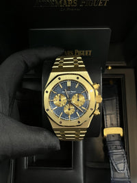 Thumbnail for Audemars Piguet Royal Oak Selfwinding Chronograph 41mm/ 18k Yellow Gold/ Blue Dial/ Yellow Sub - Dials (Ref  26331BA.OO.1220BA.01) - WatchesOff5thWatch