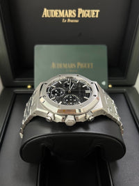 Thumbnail for Audemars Piguet ROYAL OAK SELFWINDING CHRONOGRAPH “50TH ANNIVERSARY” STEEL BRACELET BLACK DIAL (Ref # 26240ST.OO.1320ST.02) - WatchesOff5thWatch