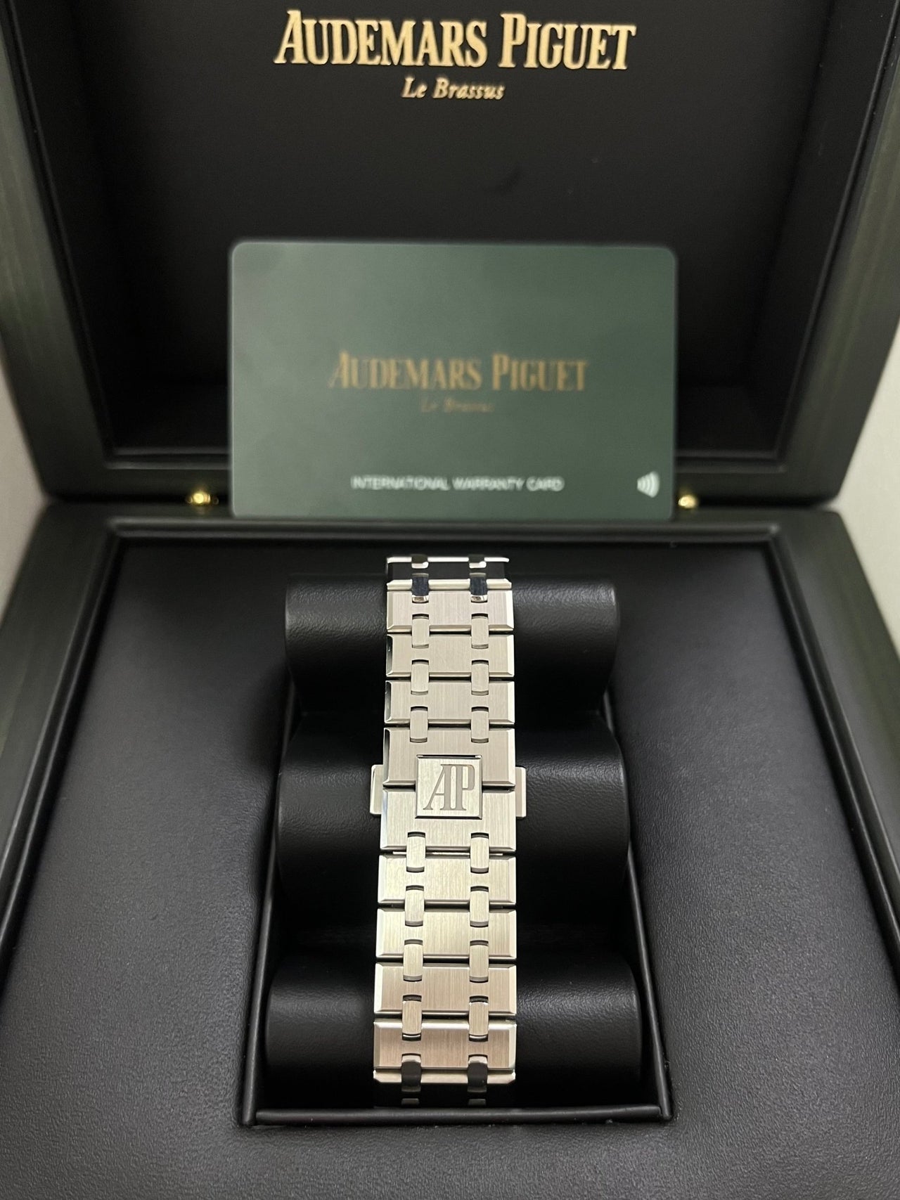 Audemars Piguet ROYAL OAK SELFWINDING CHRONOGRAPH “50TH ANNIVERSARY” STEEL BRACELET BLACK DIAL (Ref # 26240ST.OO.1320ST.02) - WatchesOff5thWatch