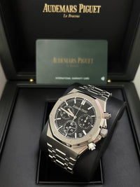 Thumbnail for Audemars Piguet ROYAL OAK SELFWINDING CHRONOGRAPH “50TH ANNIVERSARY” STEEL BRACELET BLACK DIAL (Ref # 26240ST.OO.1320ST.02) - WatchesOff5thWatch