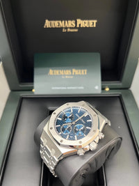 Thumbnail for Audemars Piguet Royal Oak Selfwinding Chronograph Blue Dial (Ref 26715ST.OO.1356ST.01) - WatchesOff5thWatch