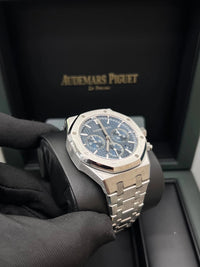 Thumbnail for Audemars Piguet Royal Oak Selfwinding Chronograph Blue Dial (Ref 26715ST.OO.1356ST.01) - WatchesOff5thWatch
