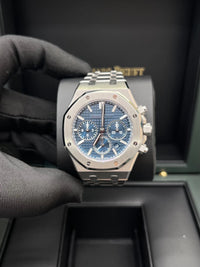 Thumbnail for Audemars Piguet Royal Oak Selfwinding Chronograph Blue Dial (Ref 26715ST.OO.1356ST.01) - WatchesOff5thWatch